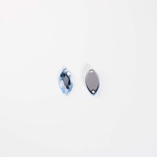 CHATON PRIMEIRA LINHA NAVET 7X15mm -AZUL CLARO -100Pçs - La Mode Arte e Criação Imagem de CHATON PRIMEIRA LINHA NAVET 7X15mm -AZUL CLARO -100Pçs