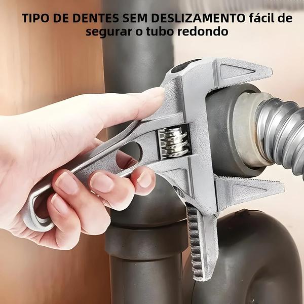 Imagem de Chave Ajustável De 6-68mm, Ferramenta Multifuncional De Alumínio Para Remoção De Porca De Tubo De