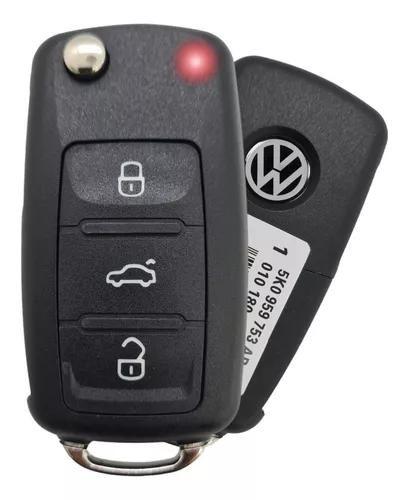 Imagem de Chave Canivete Presença Smart Key Jetta Tiguan Novo Fusca