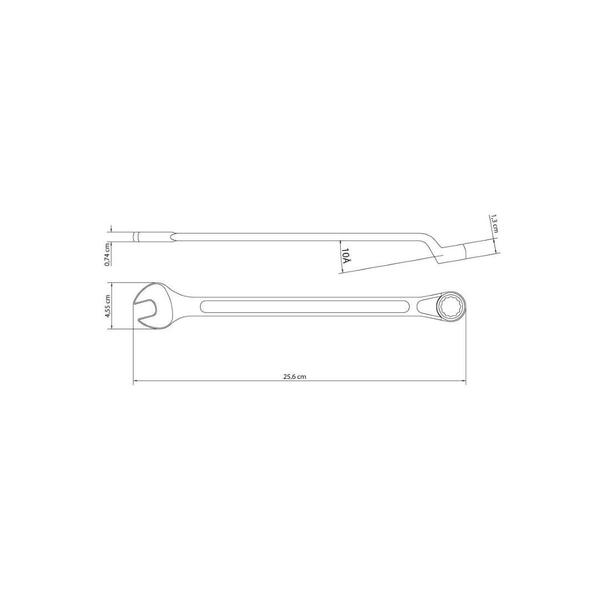Imagem de Chave Combinada em Aço Cromado com Pescoço Tramontina 20mm