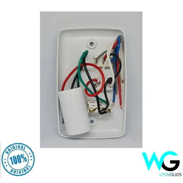 Chave Controle P/ Ventilador De Teto Spirit Capacitor 4+6uf - RIMA Imagem de Chave Controle P/ Ventilador De Teto Spirit Capacitor 4+6uf