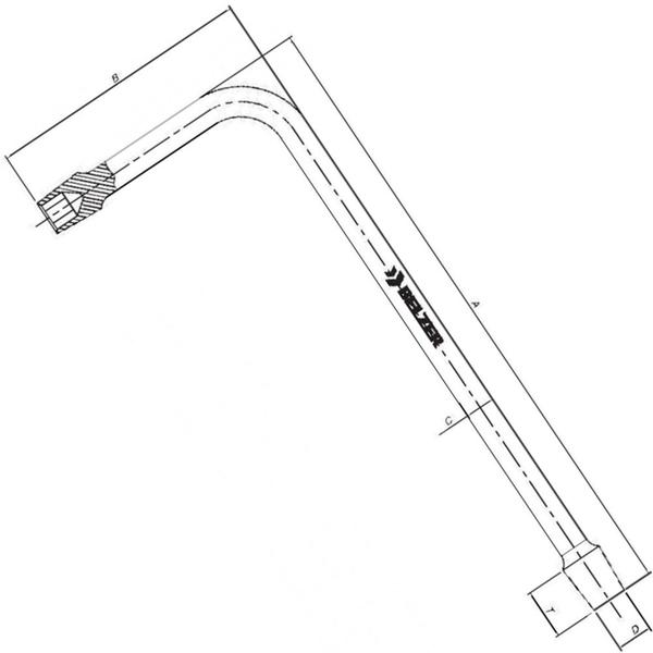 Imagem de Chave de Biela 15mm Cromo Vanadium - 303015B - BELZER