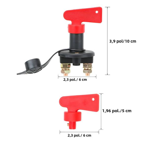 Imagem de Chave de Desconexão de Bateria para Carro, Caminhão, Barco e ATV