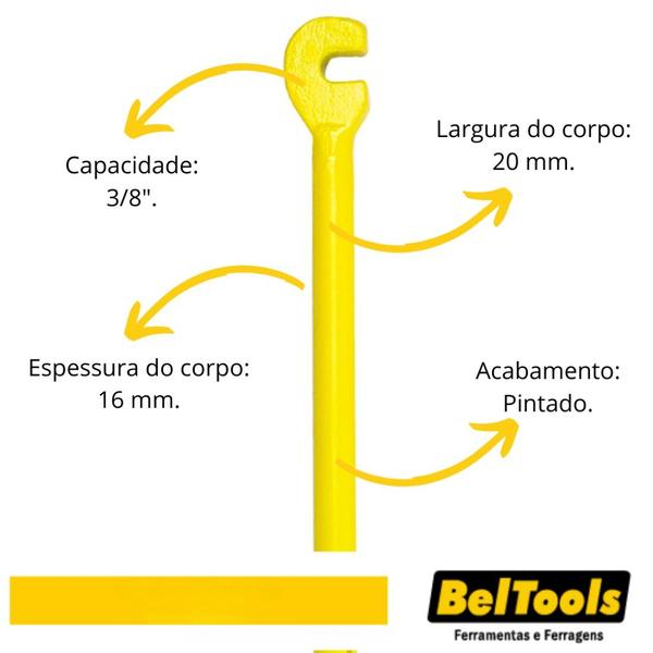 Imagem de Chave de Dobrar Ferro 3/8 Beltools