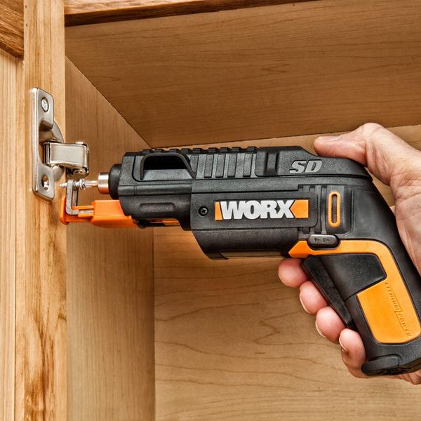 Imagem de Chave de fenda elétrica Worx WX255L 4V com 6 bits, carregador