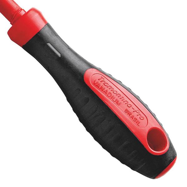 Chave de Fenda Isolada IEC 60900 Ponta Cruzada 3x150 mm (1/8x6'') Tramontina PRO Imagem de Chave de Fenda Isolada IEC 60900 Ponta Cruzada 3x150 mm (1/8x6'') Tramontina PRO