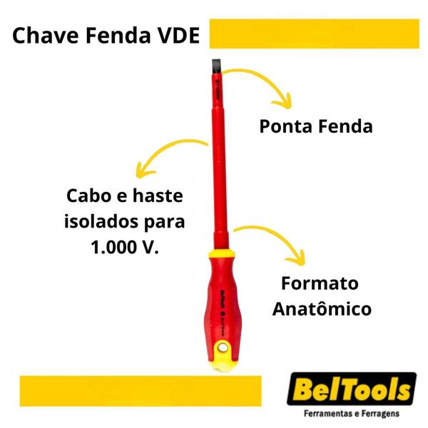 Imagem de Chave de Fenda VDE 8x175mm Beltools