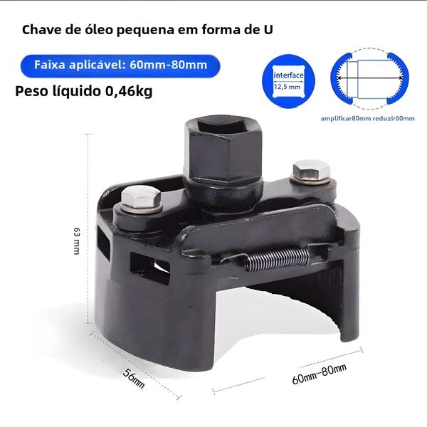 Imagem de Chave De Filtro De Óleo Para Máquina De Duas Garras, Ferramenta De Desmontagem Em Forma De U Para