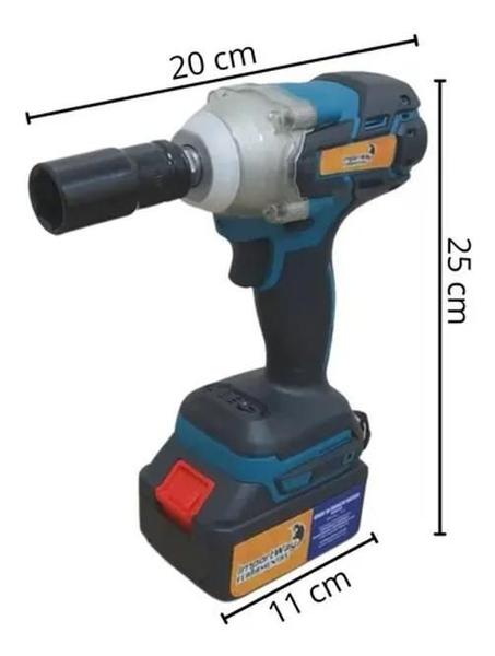 Imagem de Chave De Impacto 18V Carregador 2 Baterias Lítio Com Maleta