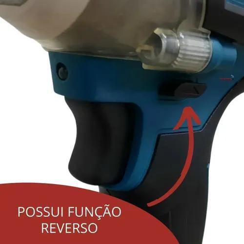 Imagem de Chave De Impacto 18V Carregador 2 Baterias Lítio Com Maleta