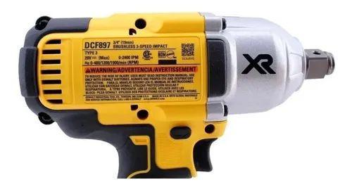 Imagem de Chave De Impacto 3/4 A Bateria 20v 5ah Dcf897b Dewalt + Maleta