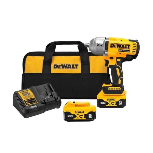 Imagem de Chave De Impacto Dewalt 1/2Pol 1.890Nm C/2Bat 5Ah 20V+ Kit