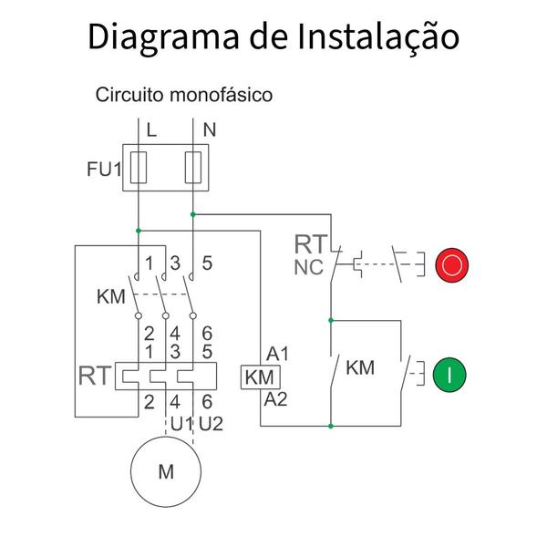 Imagem de Chave De Partida Magnética 9A 220V Ajuste 1.0-1.6A Decorlux