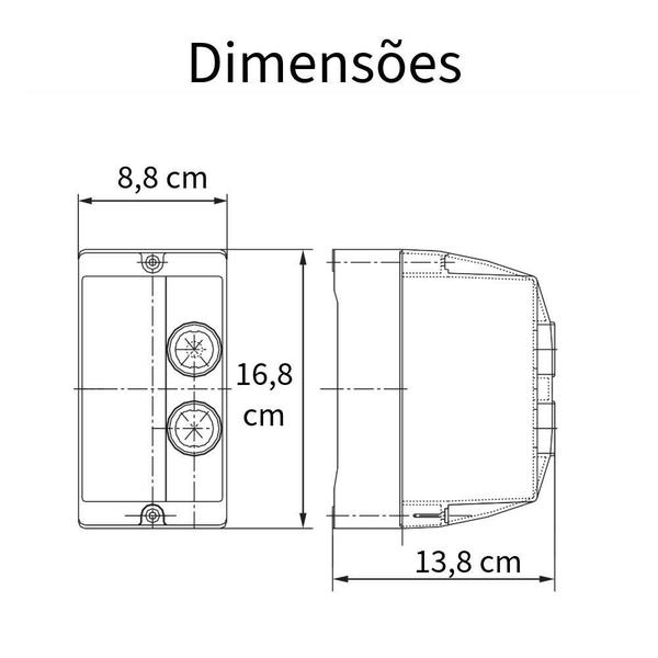 Imagem de Chave De Partida Magnética 9A 380V Ajuste 5.5-8.0A Decorlux