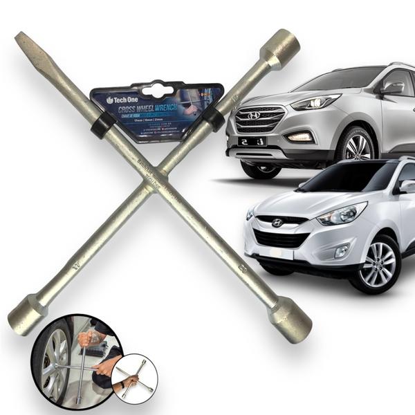 Imagem de Chave de Roda Cruz Estrela Ferramenta Hyundai ix35 Todos