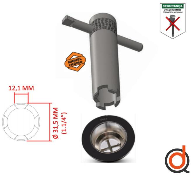 Chave Especial Trava Válvula De Escoamento - Kbt6014 - CRKBTT Imagem de Chave Especial Trava Válvula De Escoamento - Kbt6014