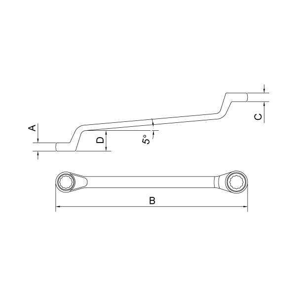 Imagem de Chave Estrela 1.1/16x1.1/4" Tramontina PRO - 44640107