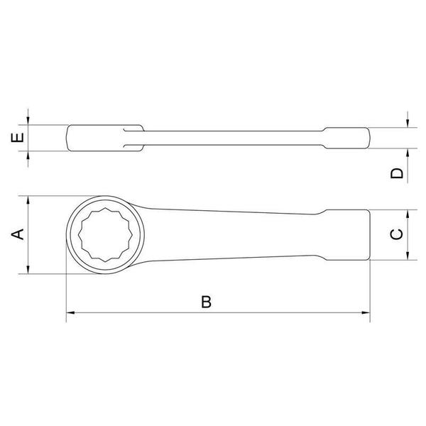 Imagem de Chave Estrela Bater 60mm 632060 Tramontina