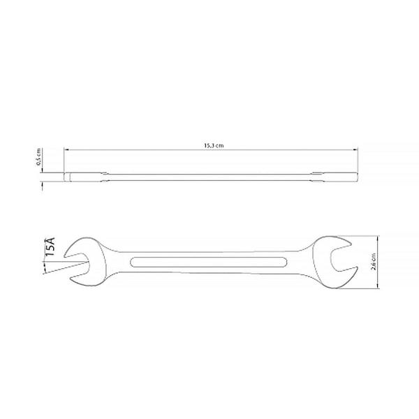 Imagem de Chave Fixa 10x11mm Tramontina