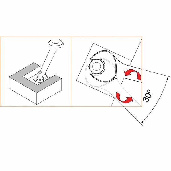 Imagem de Chave Fixa com 16x1mm - 44610106 - TRAMONTINA