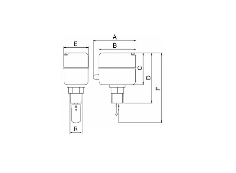 Imagem de Chave Fluxostato Ip64 Caixa Em Aluminio Galv. 1