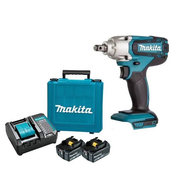 Chave Impacto a bateria com 1/2'' 18v Makita Dtw190z + 2 baterias