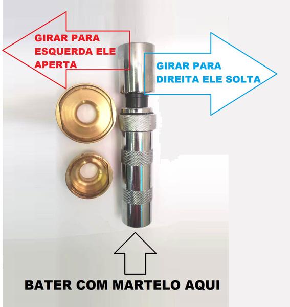 Imagem de Chave Impacto Para Sede Válvula Descarga Hydra Luxo 11/4 E 11/2 - 3338K400