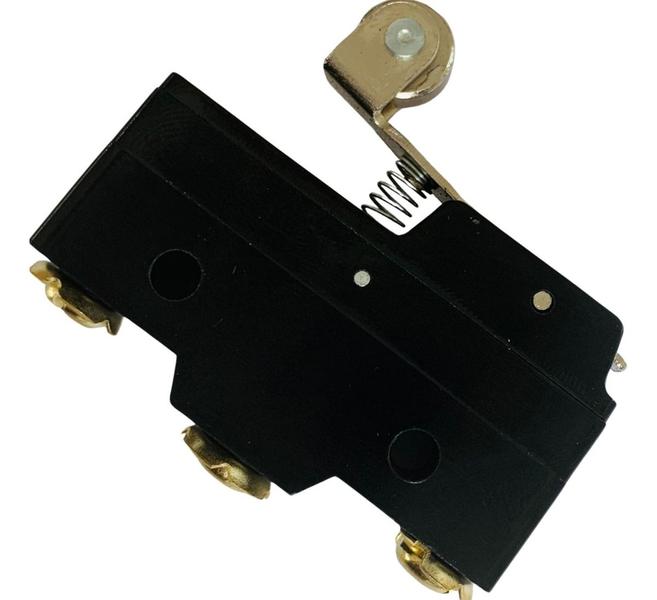 Imagem de Chave Interruptor Micro Switch Z-15GW2-B Haste 40mm Curta Com Roda e mola