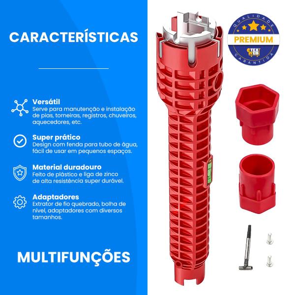 Imagem de Chave Para Porca Hidráulica Profissional De Pias E Torneiras