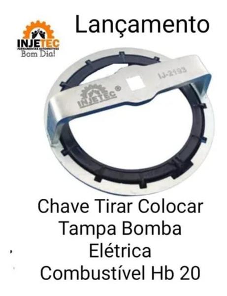 Imagem de Chave Saca Tampa Do Tanque Hyundai Hb20 - Injetec