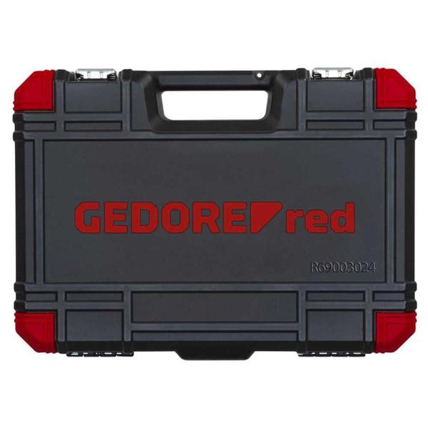 Imagem de Chave Soquete Jogo 10 a 32mm Encaixe 1/2  24Pc  R69003024  - Gedore Red