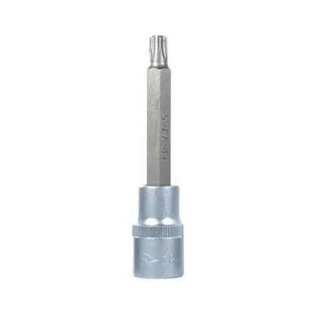 Imagem de Chave Soquete Torx Longo 1/2 Hexalobular T45  Profissional Corneta