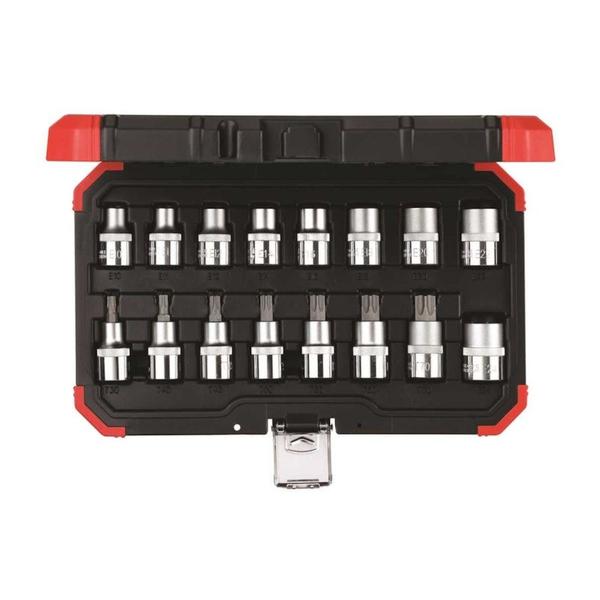 Imagem de Chave Soquetes Jogo Torx 1/2" 16 Peças Gedore Red