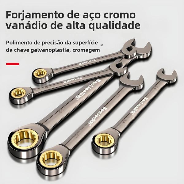 Imagem de Chave Torx Ajustável 6-32mm - Chave de Catraca com Torque Universal para Bicicleta e Motocicleta