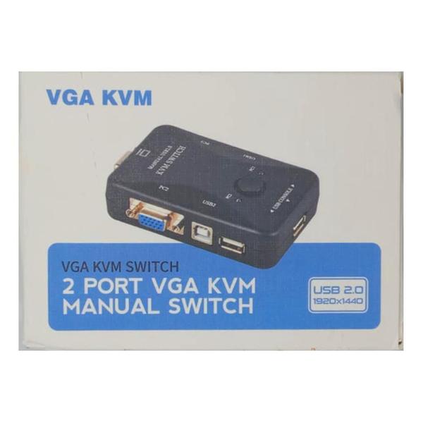 Imagem de Chaveador Kvm Usb 2.0 Switch 3 Portas Usbb 3 Usba 2 Cabosvga