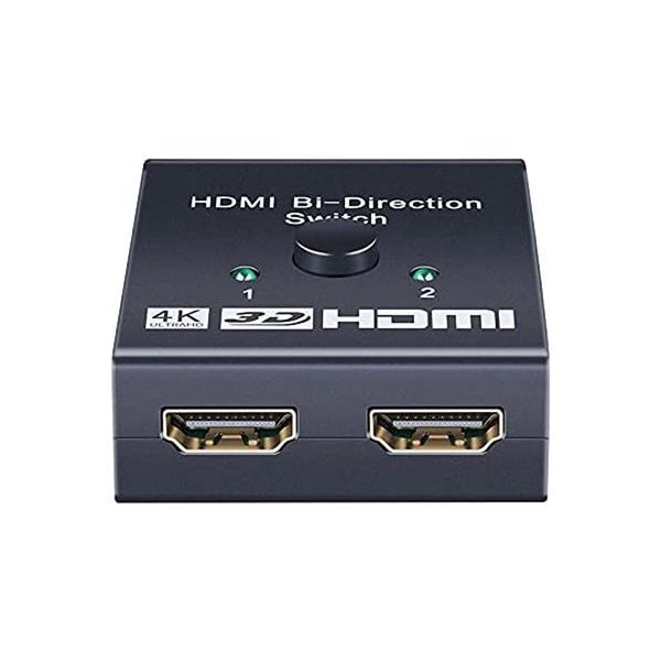 Imagem de Chaveador switch hdmi 2x1 / 1x2 bi-direcional 3d 4k ultra hd