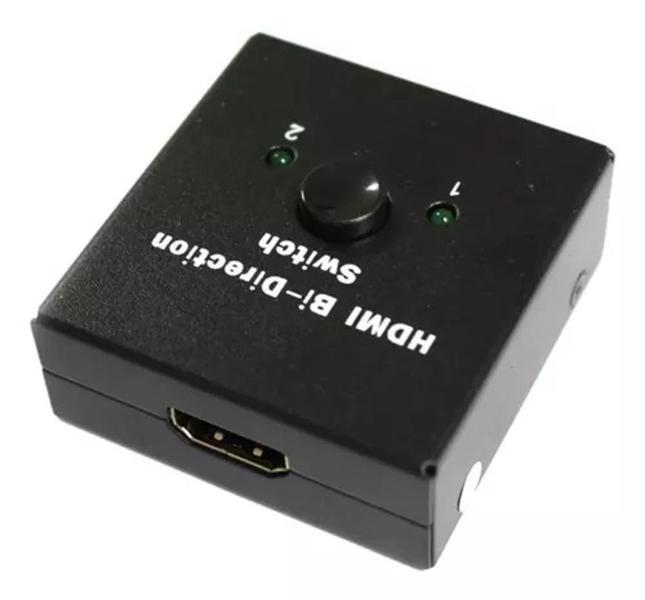 Imagem de Chaveador Switch Seletor Hdmi 2x1 Divisor Splitter Hdmi 1x2