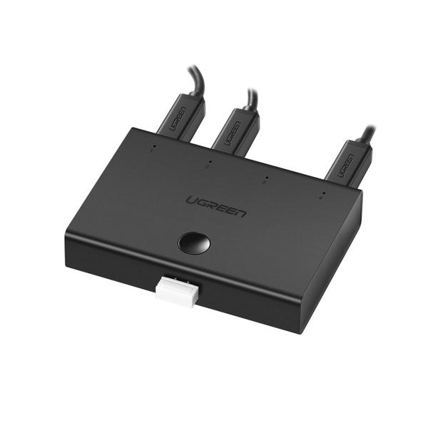 Imagem de Chaveador USB 2.0 A 4 Portas Preto UGreen