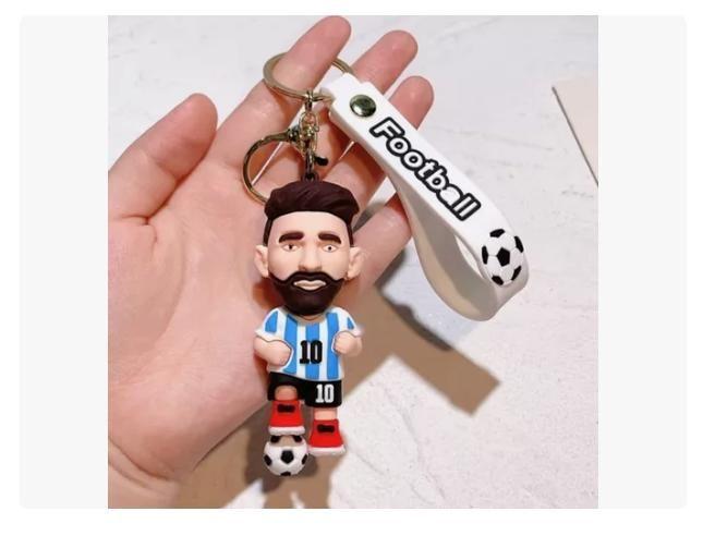 Imagem de Chaveiro 3d Messi Argentina Com Pingentes Decoração