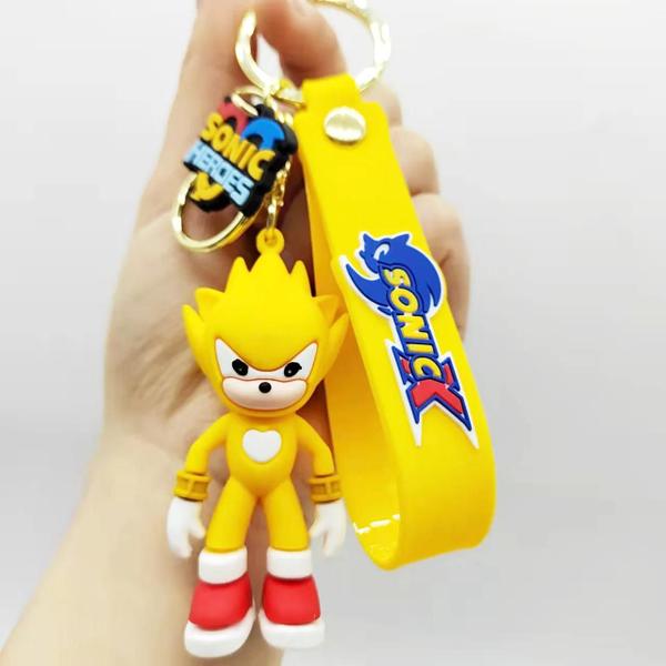 Imagem de Chaveiro 3D Sonic Heroes Emborrachado 8cm Pingente