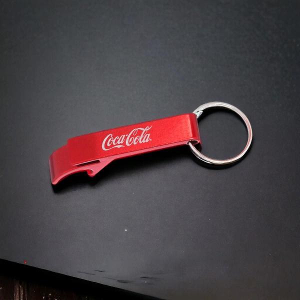 Imagem de Chaveiro Abridor Coca Cola De Garrafa Lata Em Alumínio 6Cm