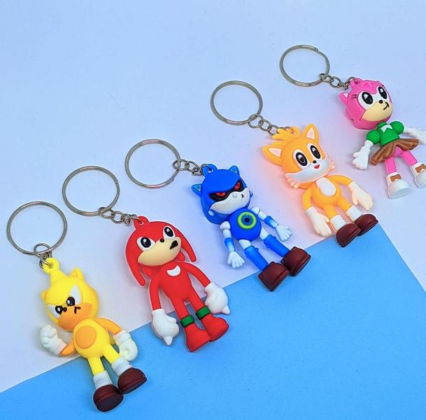Chaveiro Anel Inoxidável Pingente Super Sonic Boneco Miniatura Desenho Animado Presente Aniversario Feminino Masculino - LVO Imagem de Chaveiro Anel Inoxidável Pingente Super Sonic Boneco Miniatura Desenho Animado Presente Aniversario Feminino Masculino