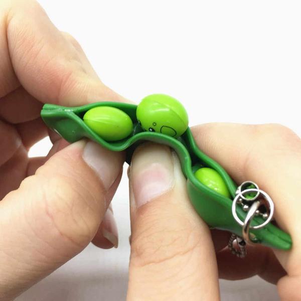 Imagem de Chaveiro Anti Stress Ervilhas Pop It Fidget Toy Relaxa