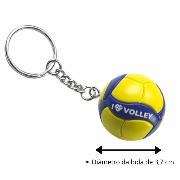Chaveiro Bola de Vôlei Mikasa V200W Imagem de Chaveiro Bola de Vôlei Mikasa V200W