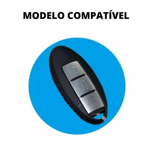 Chaveiro Capa Couro Chave Presencial 3 Botões Nissan Sentra Kicks - Tunning Car Imagem de Chaveiro Capa Couro Chave Presencial 3 Botões Nissan Sentra Kicks