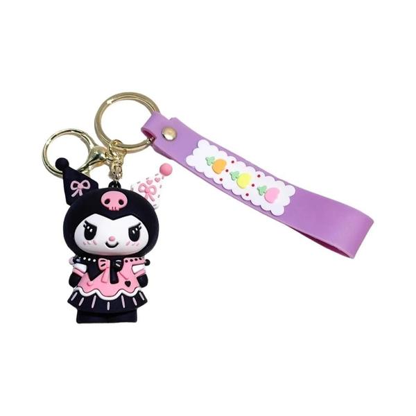 Imagem de Chaveiro de Anime Hello Kitty, Kuromi, My Melody e Cinnamoroll - Figura de PVC