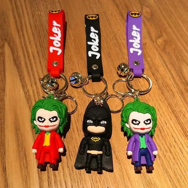 Imagem de Chaveiro de Anime Marvel, Batman e Coringa - Dia das Bruxas - Pingente Decorativo