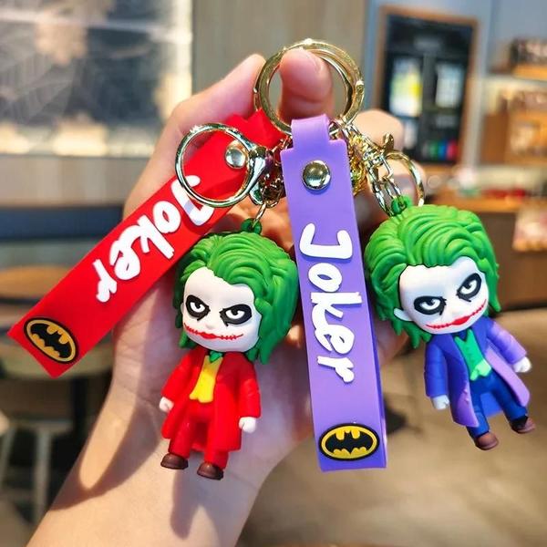 Imagem de Chaveiro de Anime Marvel, Batman e Coringa - Dia das Bruxas - Pingente Decorativo