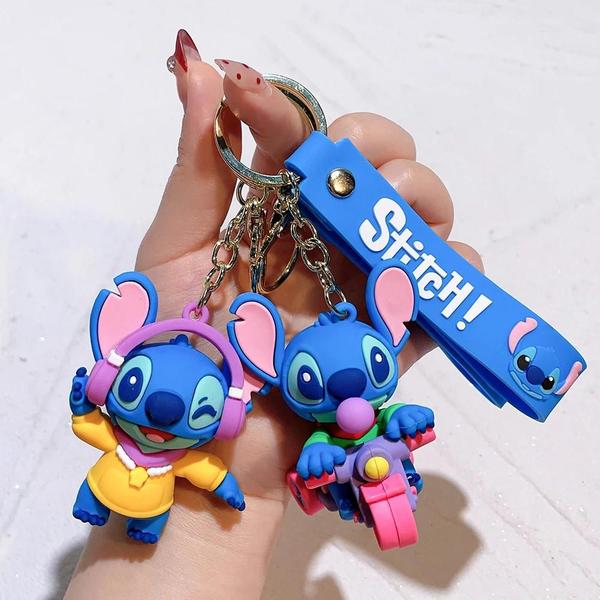 Imagem de Chaveiro de Anjo Lilo & Stitch - Pingente de Silicone Disney