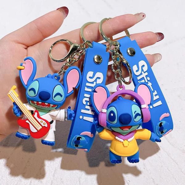 Imagem de Chaveiro de Anjo Lilo & Stitch - Pingente de Silicone Disney